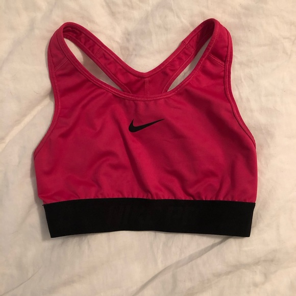 Pink Nike Sports Bra with open back - Picture 1 of 2